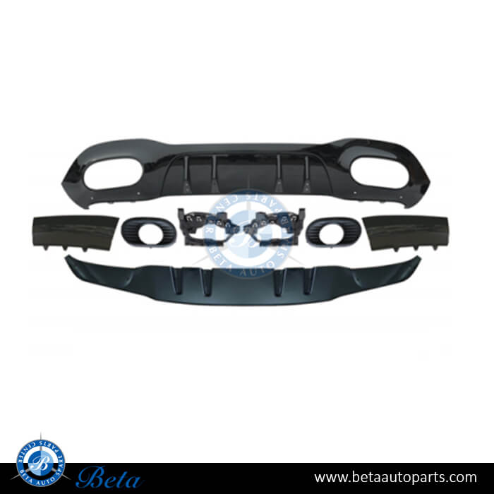 Rear Diffuser assembly AMG A35 for Normal AMG Sedan for Mercedes A-Class W177 2019-up models, Part Number 1778853801 Rear Diffuser assembly AMG A35 for Normal AMG Sedan for Mercedes A-Class W177 2019-up models, Part Number 1778853801
